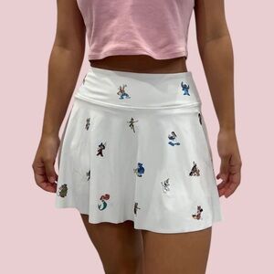 Disney Characters Printed Tennis Skirt